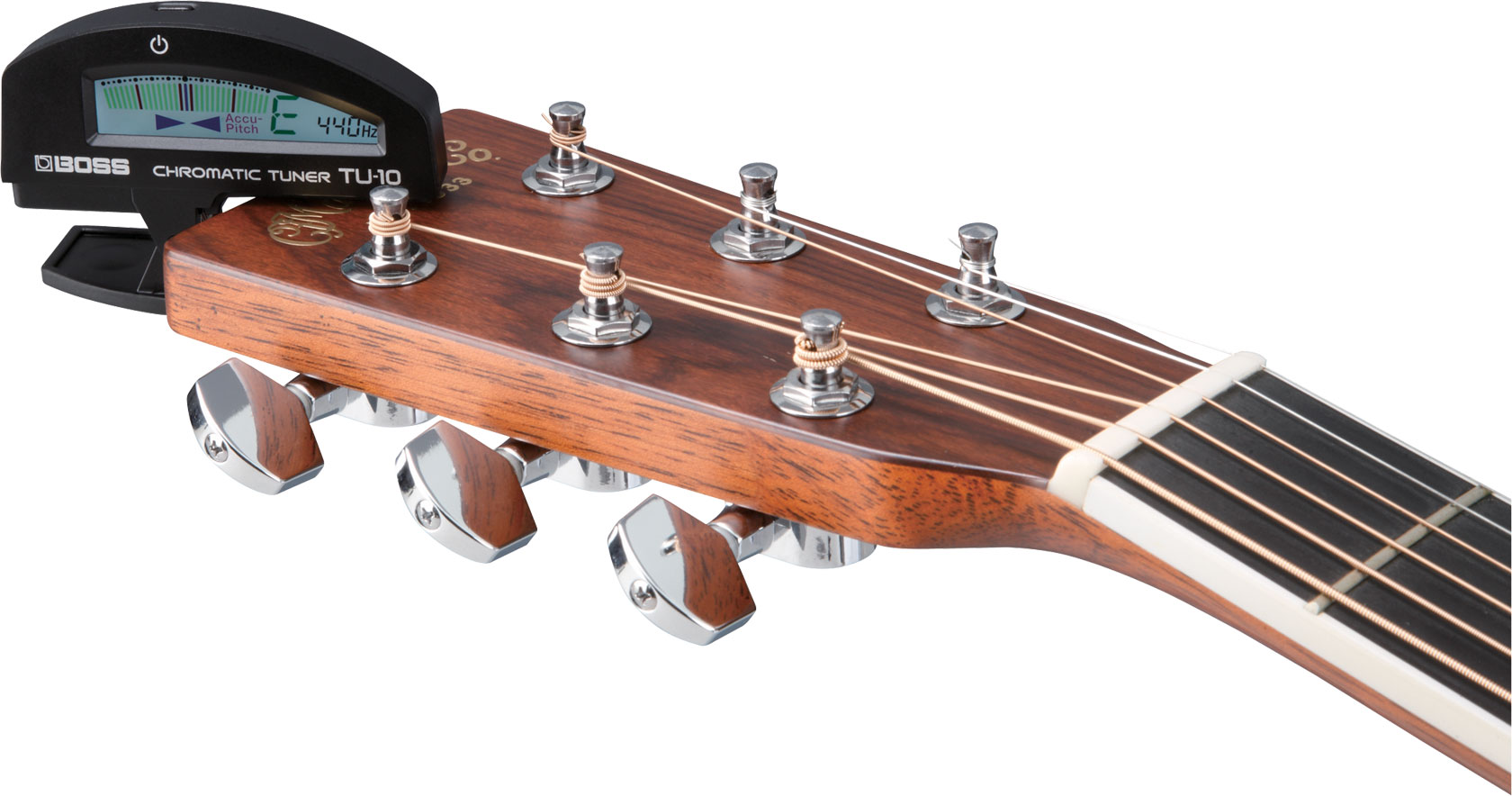BOSS BOSS TU-10 Clip On Tuner In Black - Guitars