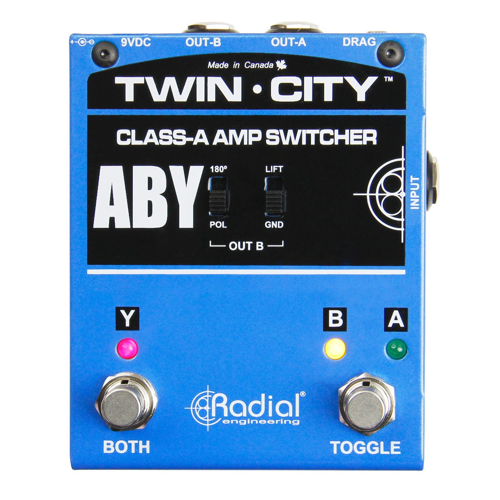 Radial Radial Bones Twin City Bones  Amp Switcher Pedal - Guitars