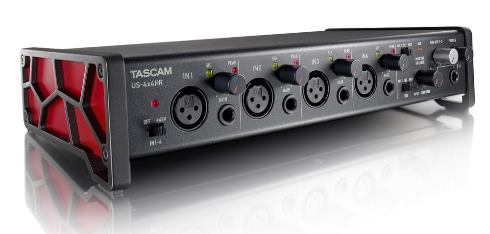 Tascam US-4x4HR High Resolution USB-C Audio  …