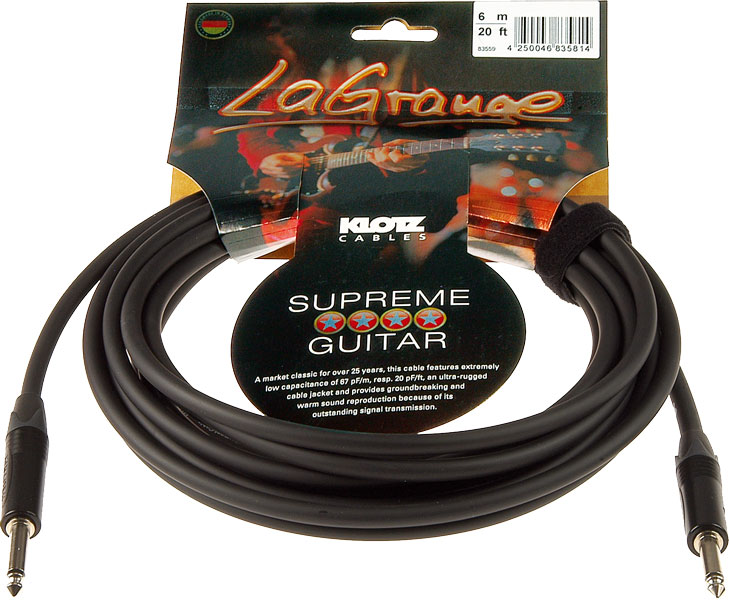 Misc Klotz Cables Supreme LaGrange Instrument Cable 20' Straight - Cables