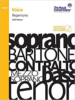 RCM Voice Repetoire Preparatory 2019