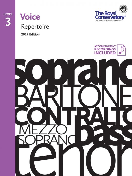 RCM Voice Repetoire Level 3 2019