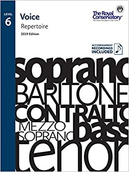 RCM Voice Repetoire Level 6 2019