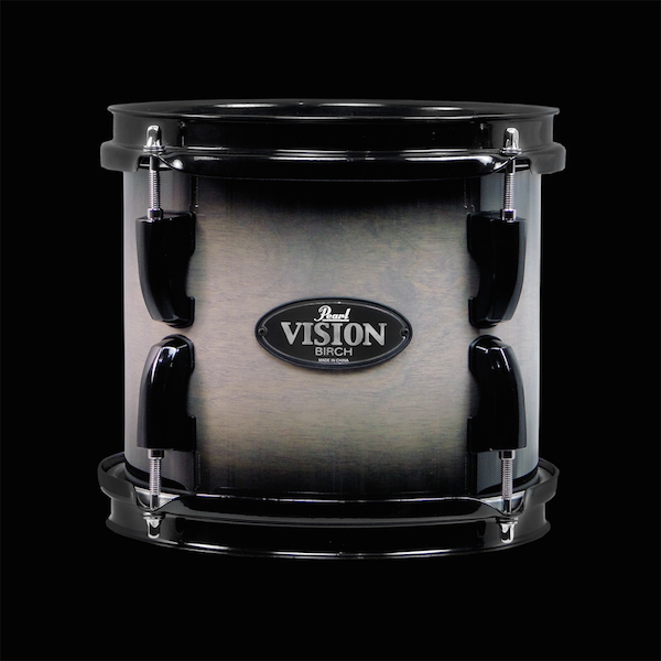 Pearl Pearl Vision Birch Lacquer Five Piece Shell Pack In Black Burst - Drums