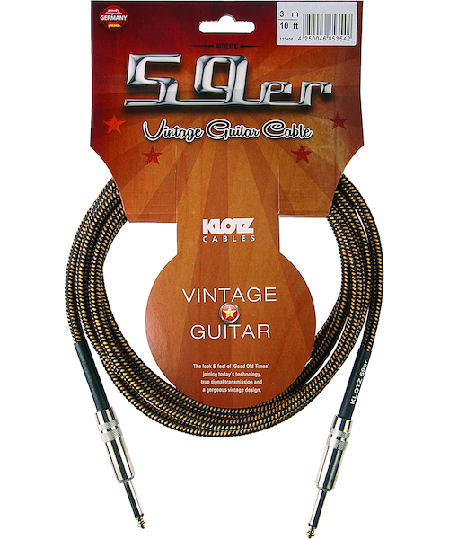 Misc Klotz Cables Vintage 59er Instrument Cable 15 Foot S-S - Cables