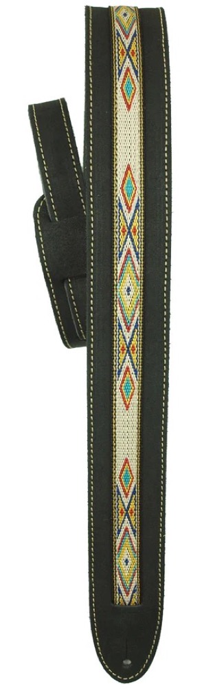 LM Straps LM Straps Americana Series Vinny 2" - Black - Guitars