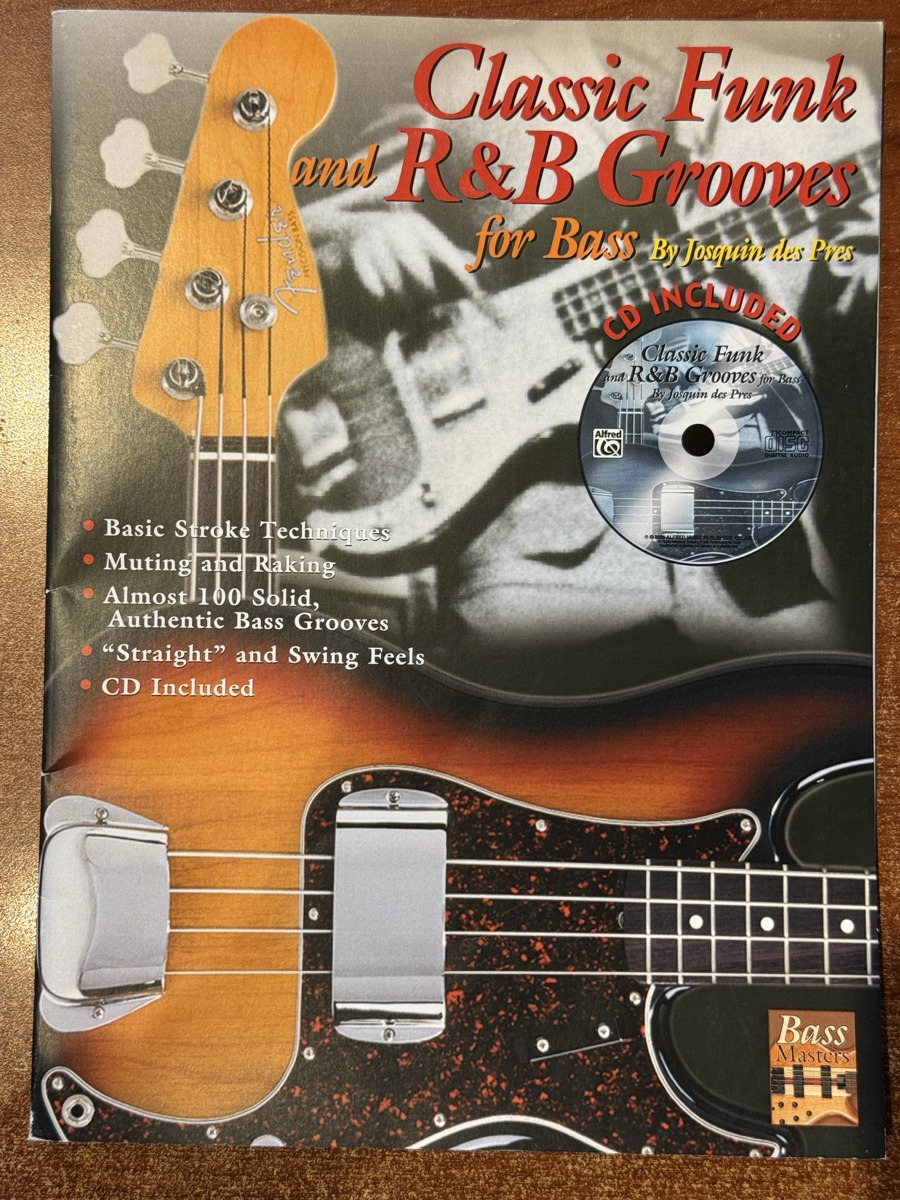 Books Classic Funk and R&B Grooves For Bass w/CD - Books