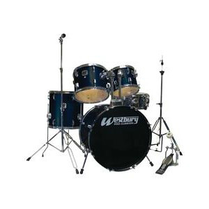 Westbury Westbury 5 Piece Kit with Double Braced Hardware - Drums