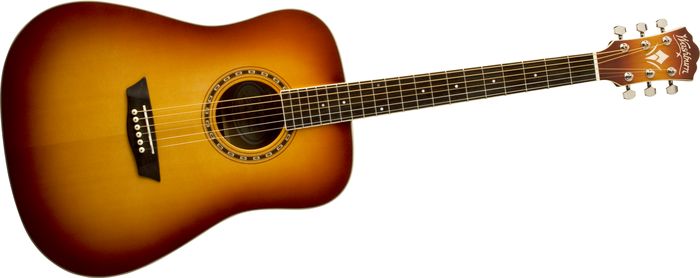 Washburn Washburn WD7SA Dreadnought Solid Top - Guitars