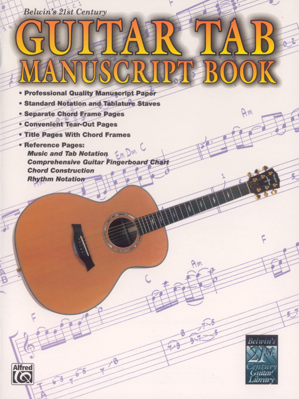 Books Guitar Tab Manuscript Book - Books