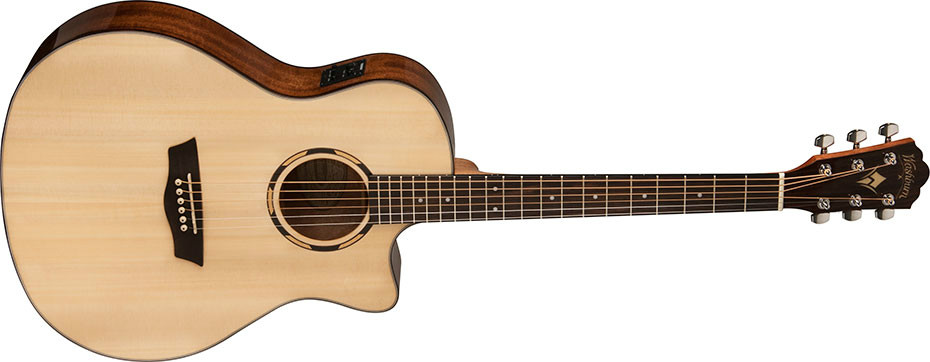 Washburn Washburn WLO10SCE Woodline Orchestra With Solid Spuce Top Built In Pickup - Guitars