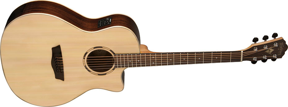 Washburn Washburn WLO20SCE  Woodline Auditorium Cutaway With Solid Spuce Top - Guitars