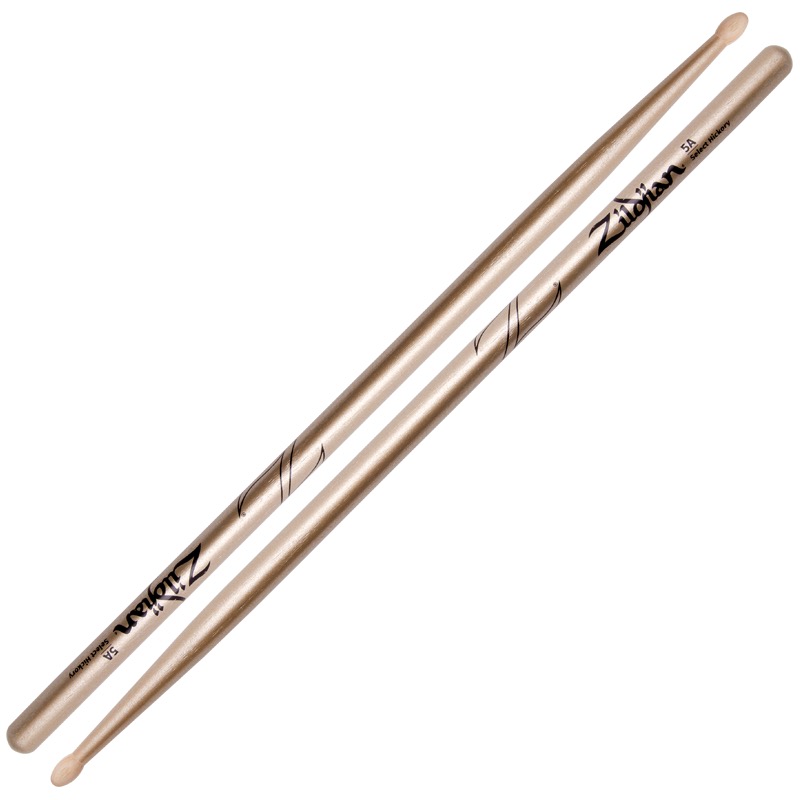 Zildjian 5A Chroma Stick In Metallic Gold