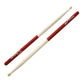 Zildjian Zildjian 5A Hickory Wood Tip Red Dip Stick - Drums