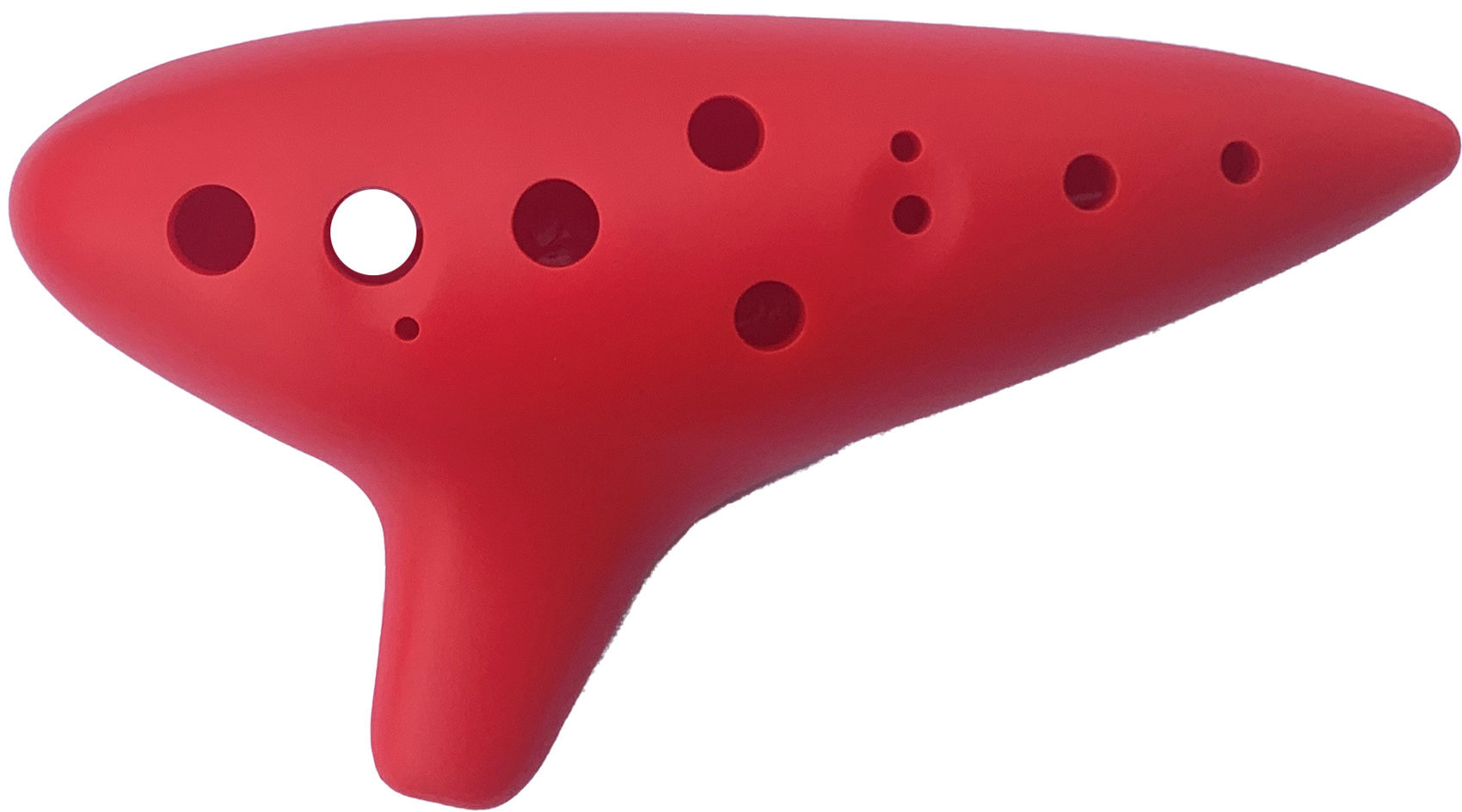 Misc Zev Ocarina, ABS, Red - Misc