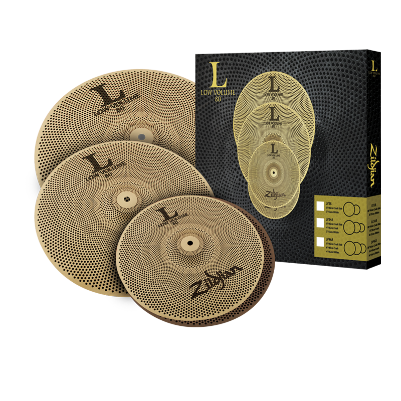 Zildjian Zildjian L80 Low Volume 14" 16" 18" Box Set - Cymbals