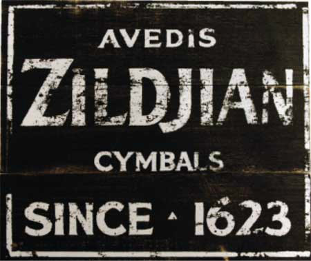 Zildjian Vintage Factory Sign