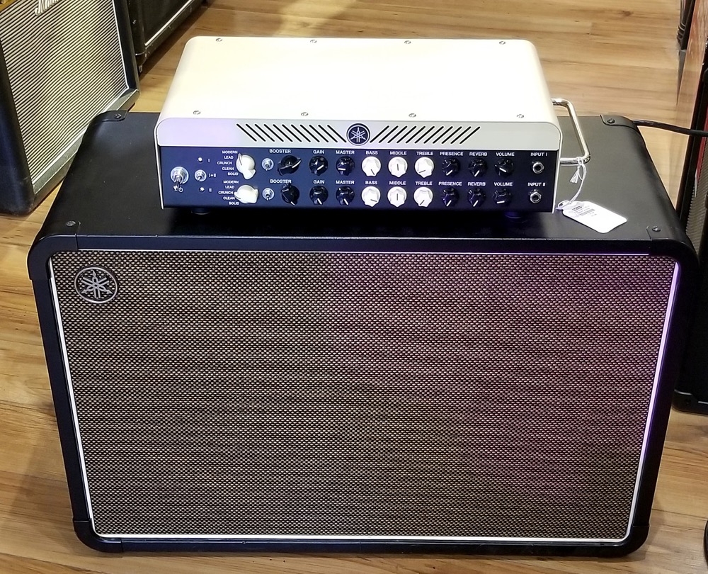 AMPLI YAMAHA THR 100 DUAL ET SON BAFFLE 212 THRC 2016