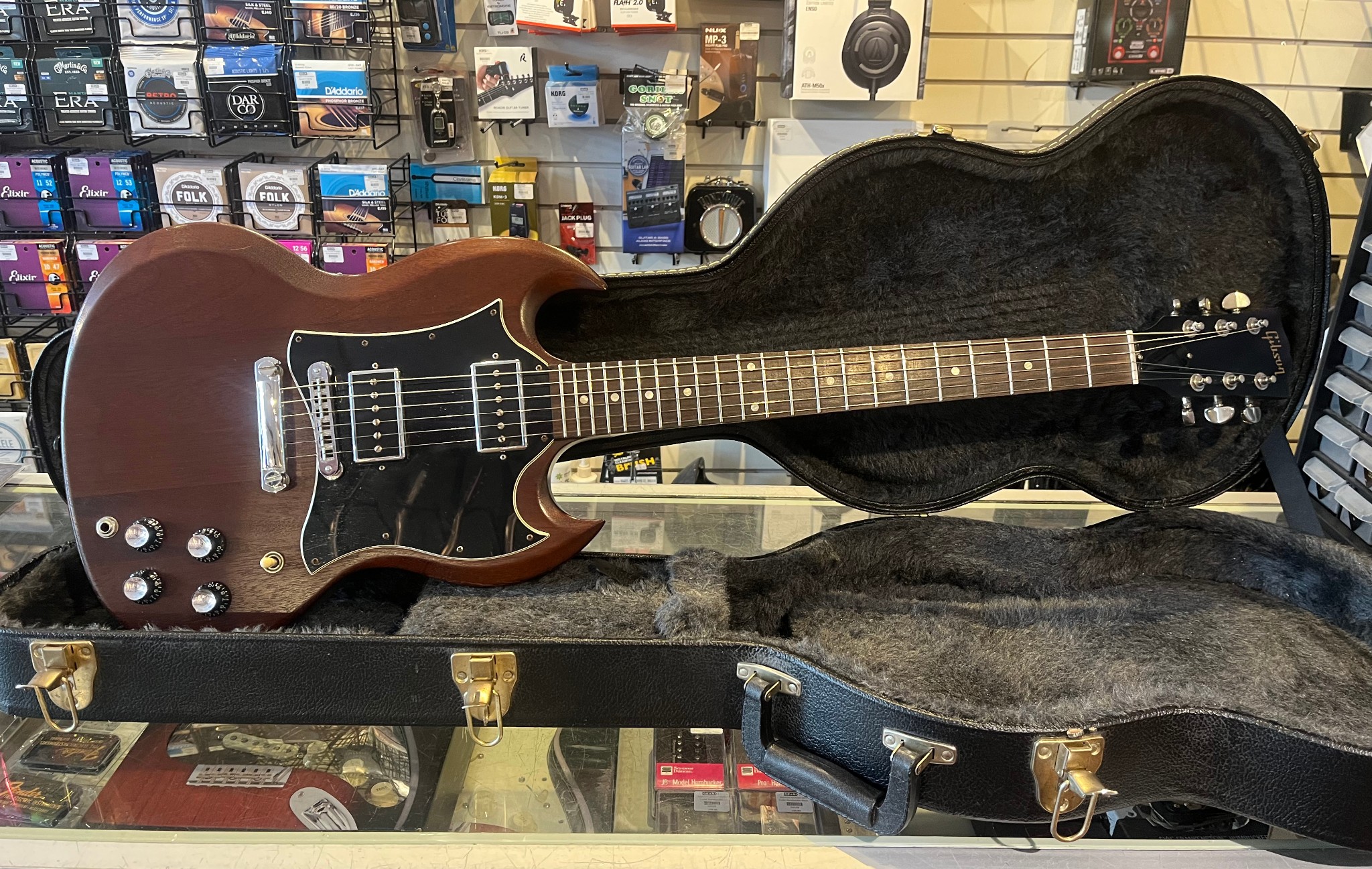 USED Gibson 2010 SG Faded Brown w/Case P94 Pickups