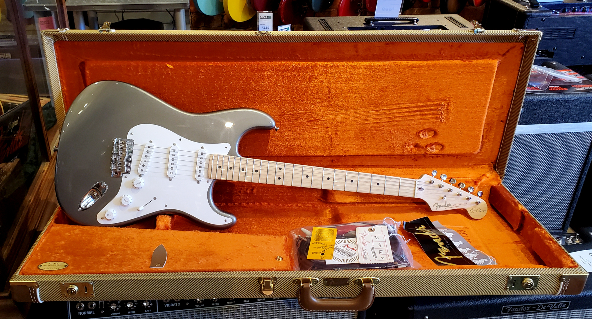 Fender USED Fender Eric Clapton Stratocaster Pewter w/OHSC - Used