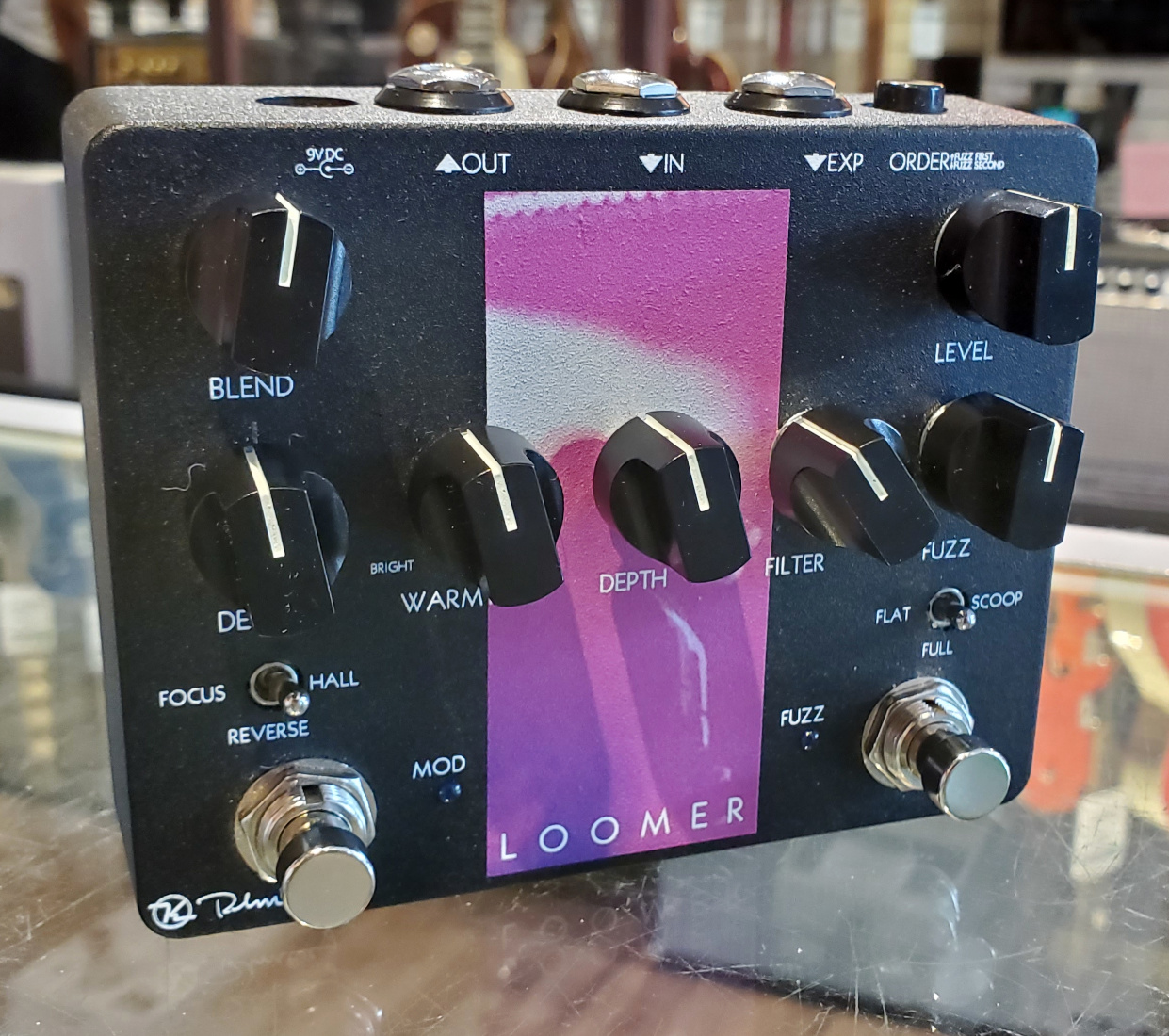 Keeley USED Keeley Loomer Fuzz Reverb Pedal w/box - Used