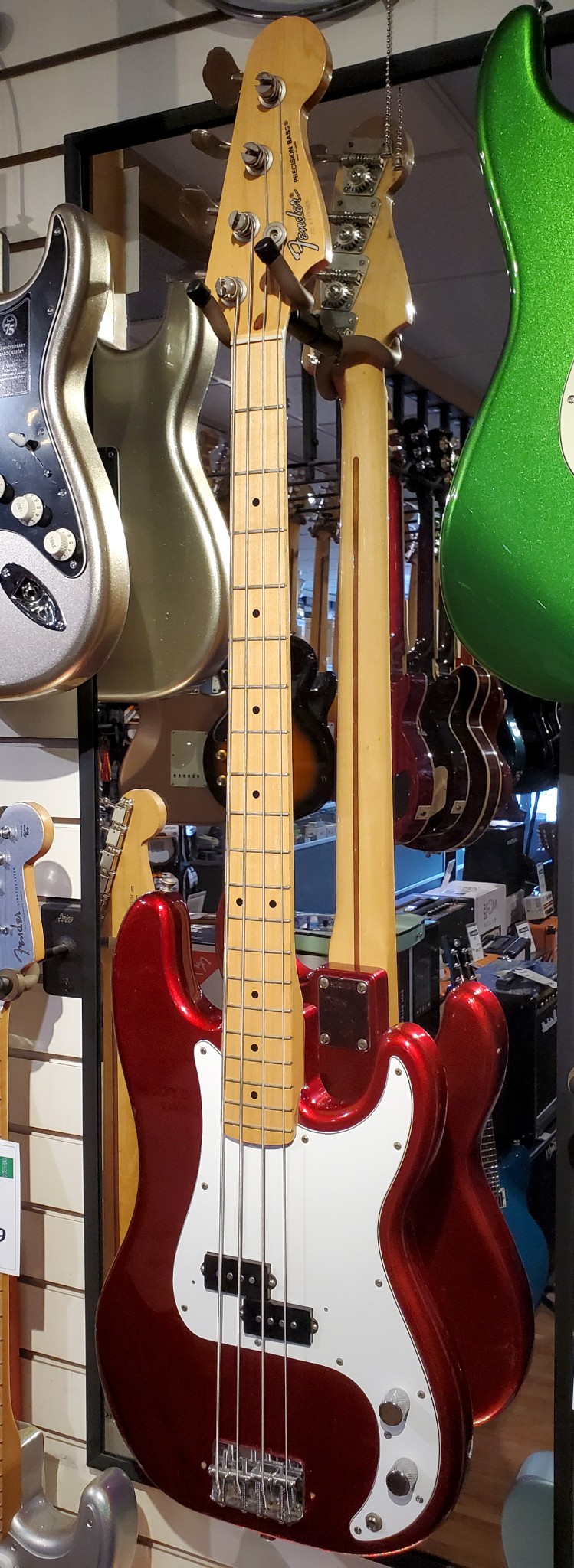 Fender USED 1987 Fender E Series MIJ Precision Bass Candy Apple Red - Used