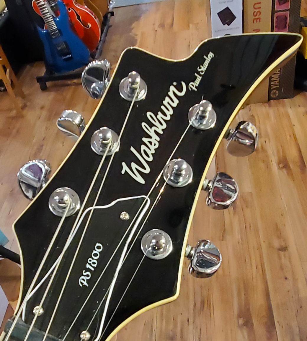 washburn PS1600 謎の。 WASHBURN PS-1600 KISSポールスタンレーのシグネイチャー！ほぼ