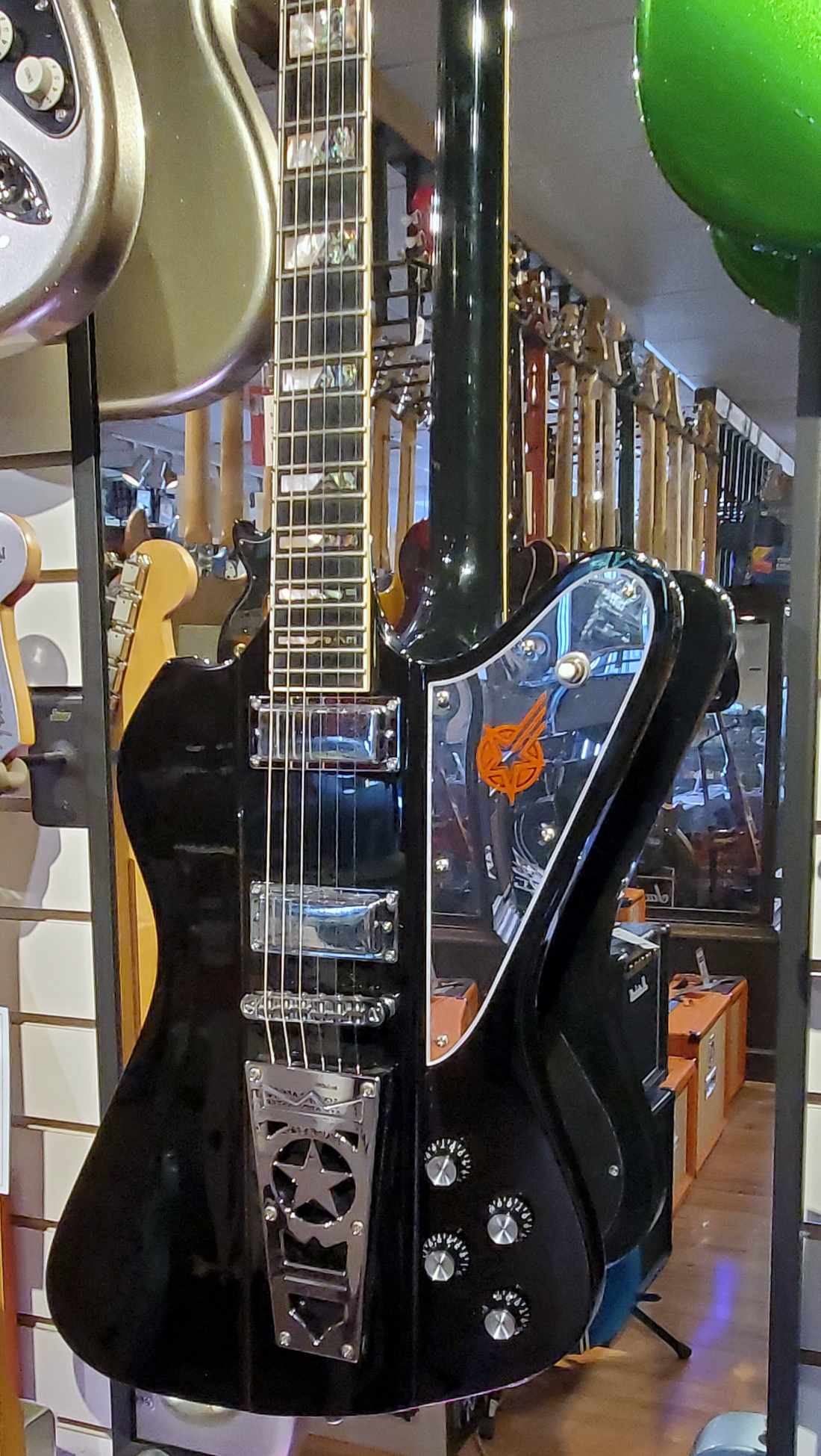 Washburn USED Washburn PS-12 Paul Stanley Starfire w/case CONSIGNMENT - Used
