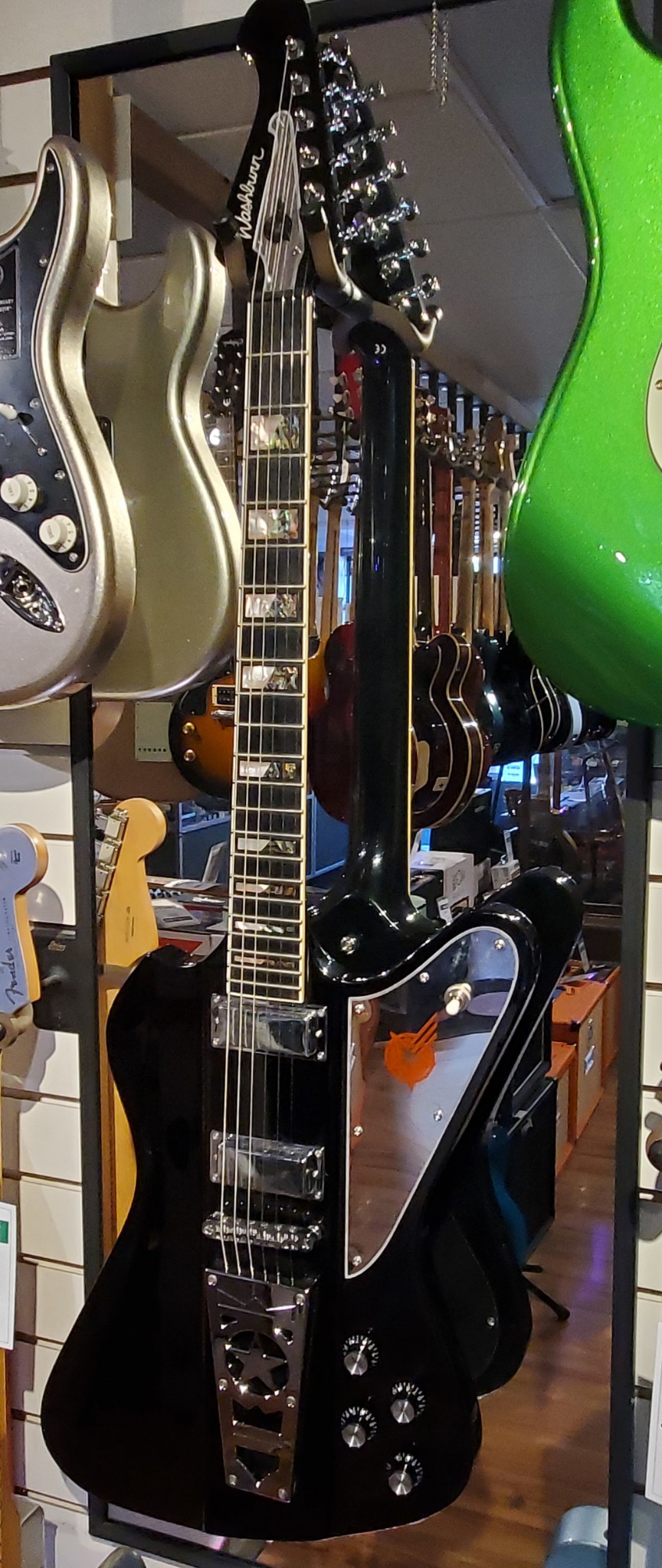 Washburn USED Washburn PS-12 Paul Stanley Starfire w/case CONSIGNMENT - Used