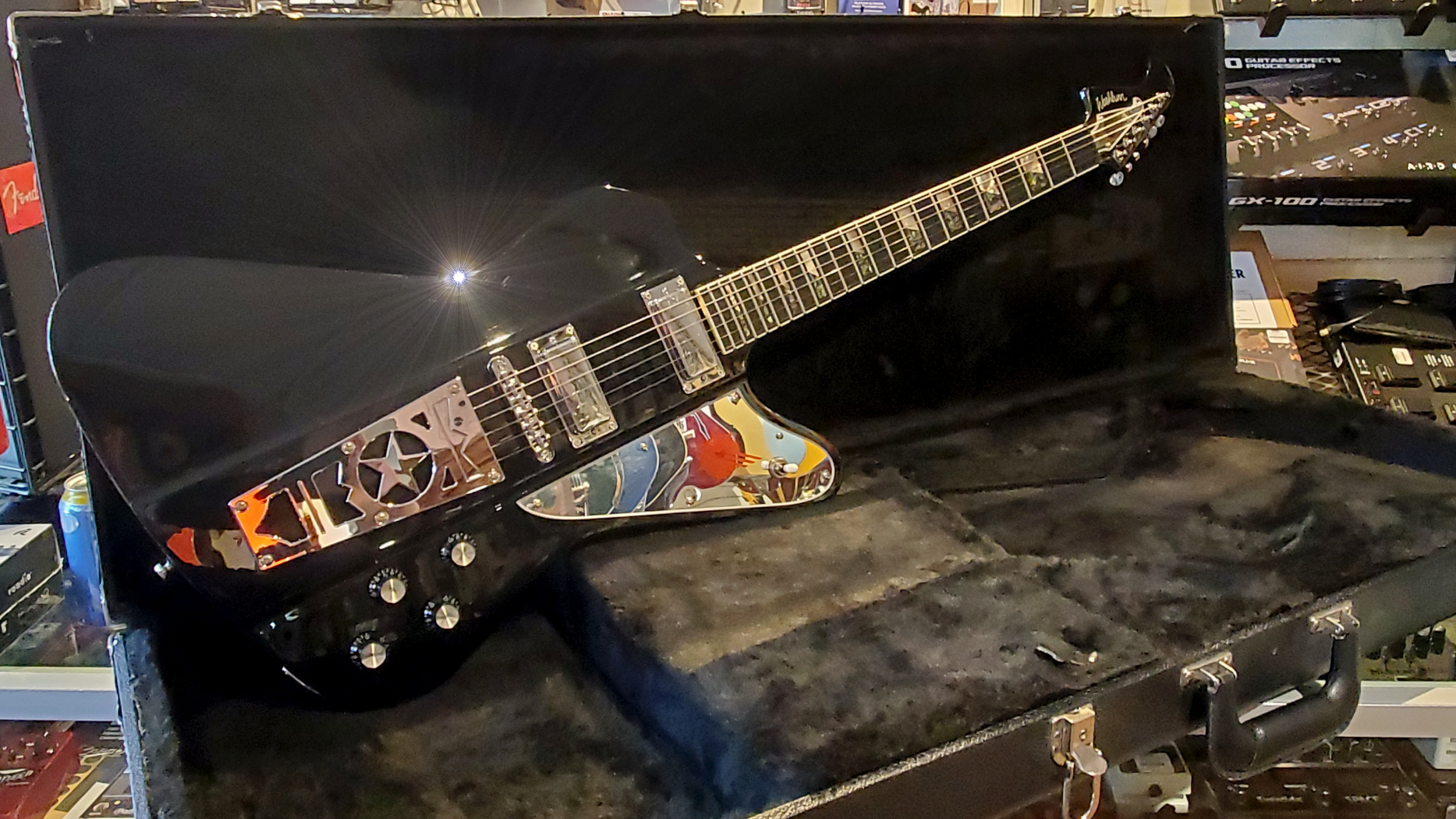 Washburn USED Washburn PS-12 Paul Stanley Starfire w/case CONSIGNMENT - Used