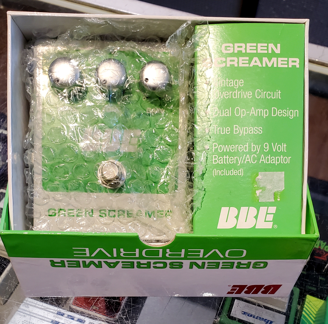 BBE USED BBE Green Screamer Overdrive Pedal w/Box - Used