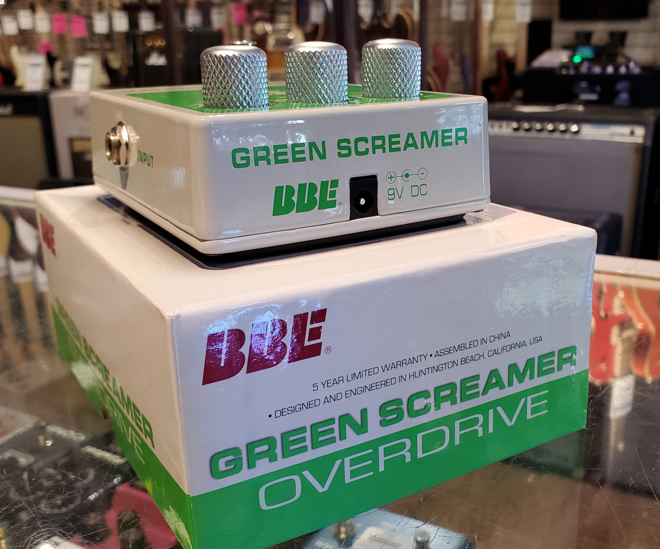 BBE USED BBE Green Screamer Overdrive Pedal w/Box - Used