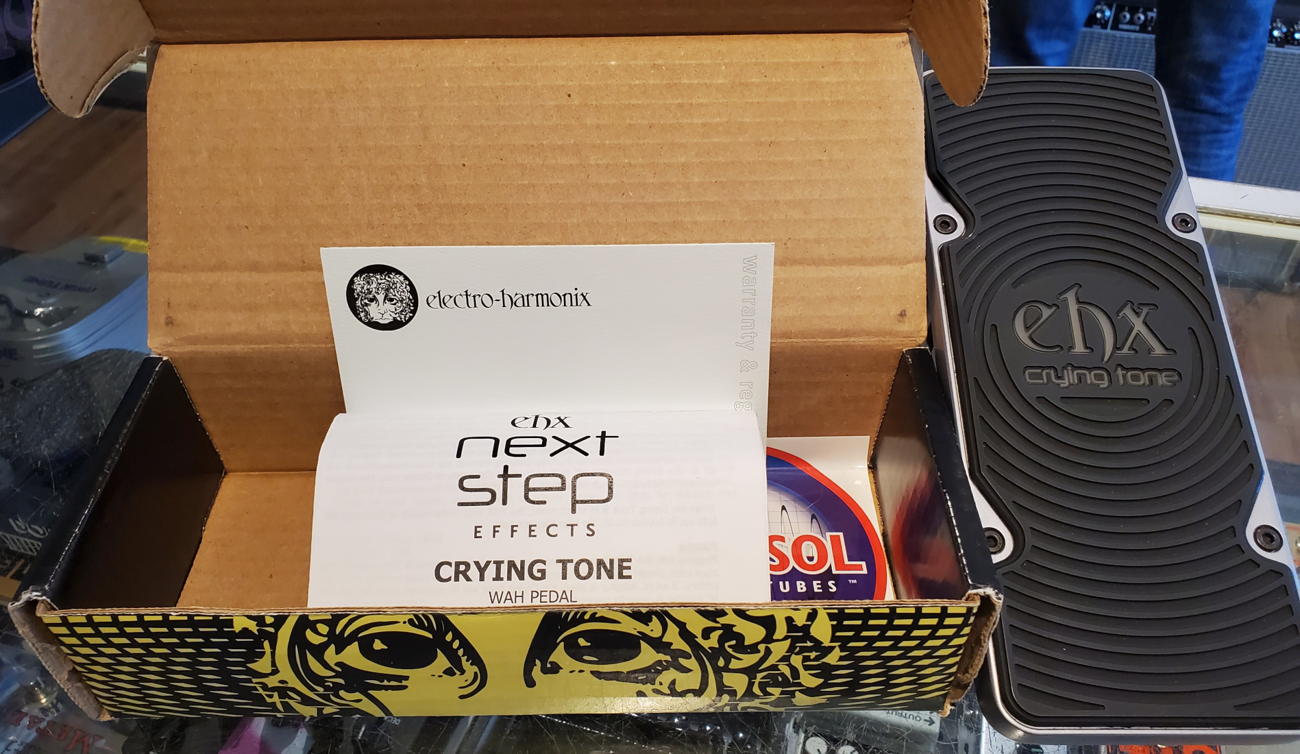 Electro Harmonix USED EHX Next Step Crying Tone Wah Pedal w/box - Used