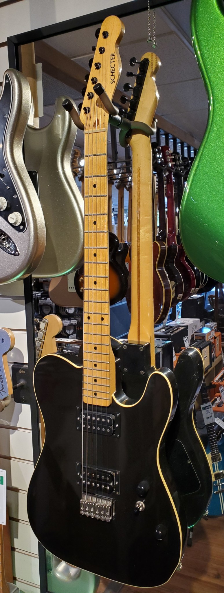 USED Schecter PT Telecaster 80 s Made in USA w bag Canadian