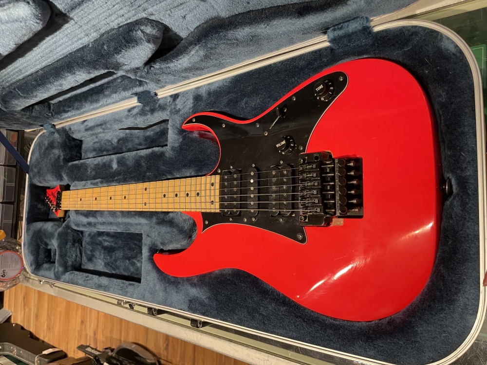 USED Ibanez RG550 circa 1988 Road Flare Red w/Case