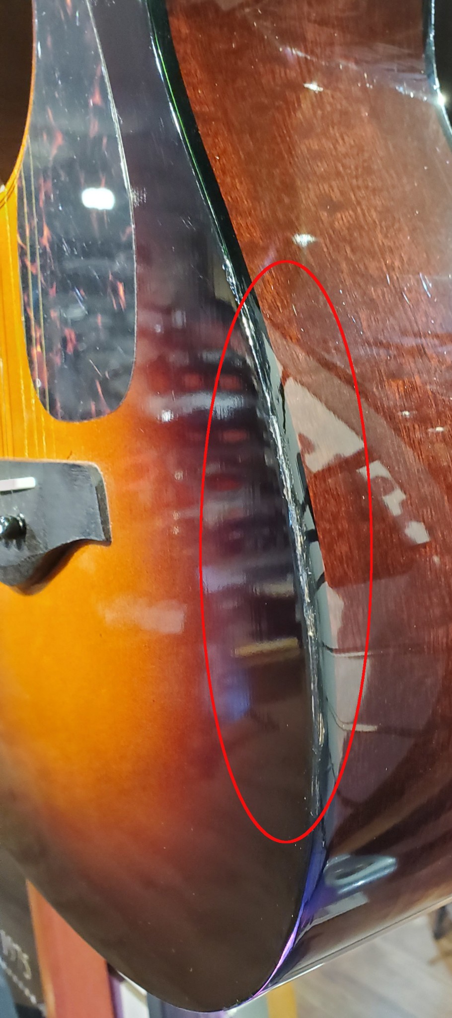 Yamaha USED Yamaha JR2S Solid Top 3/4 Scale Acoustic Guitar Tobacco Burst w/bag - Used