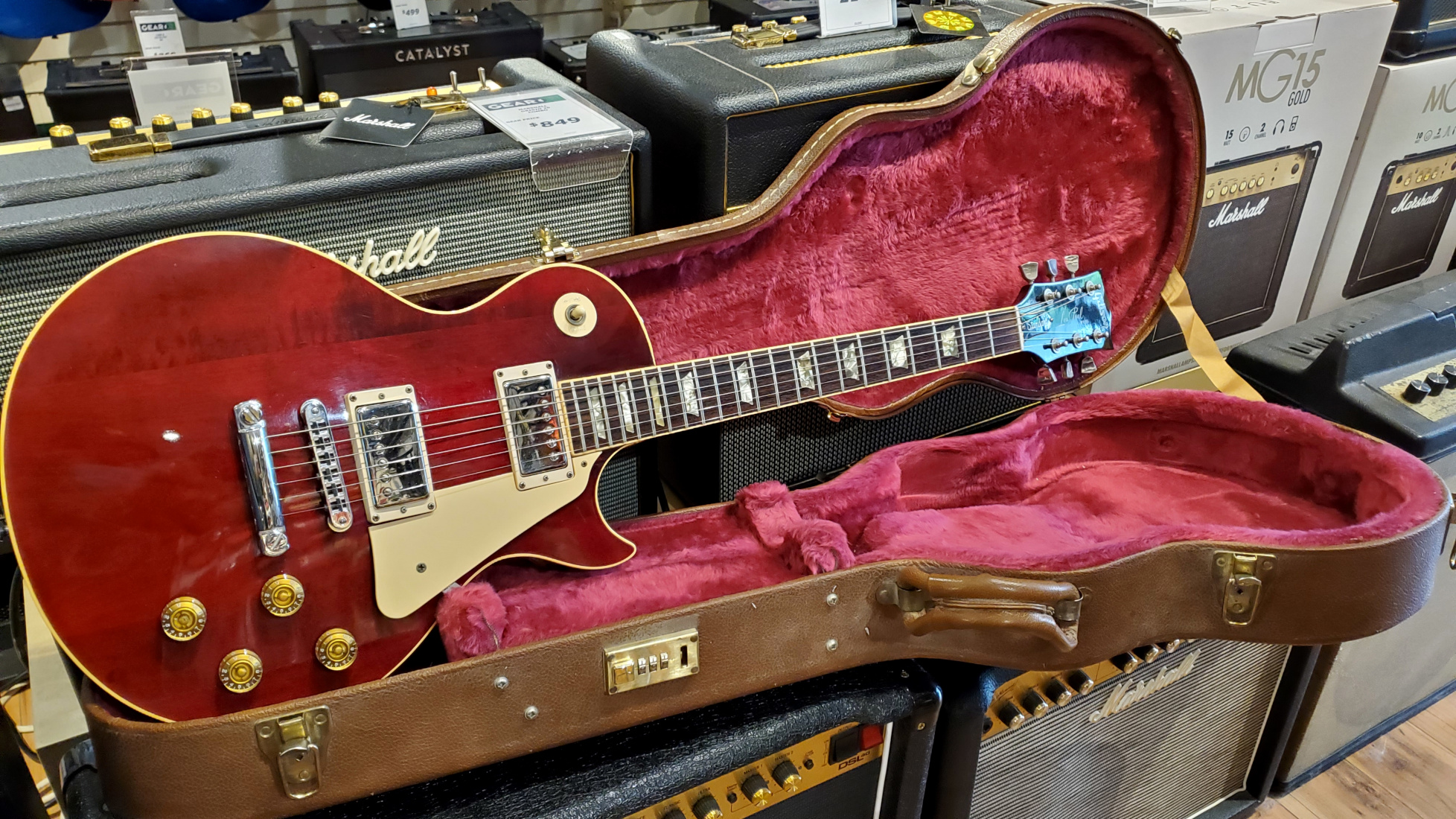 USED Gibson 1979 Les Paul Standard Wine Red
