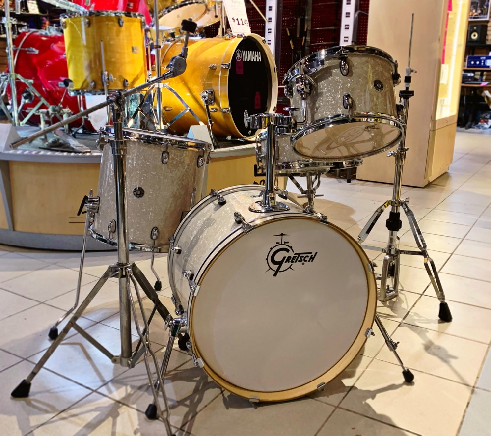 Gretsch Drums USED Gretsch Catalina Club 4 Pc Kit w/Hardware, Marine Pearl - CONSIGNMENT - Used