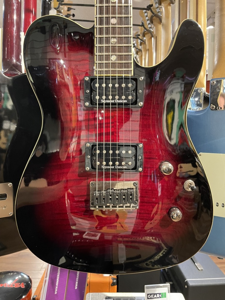 Fender USED 2012 Fender Special Edition Custom Tele FMT HH - Black Cherry Burst - Used