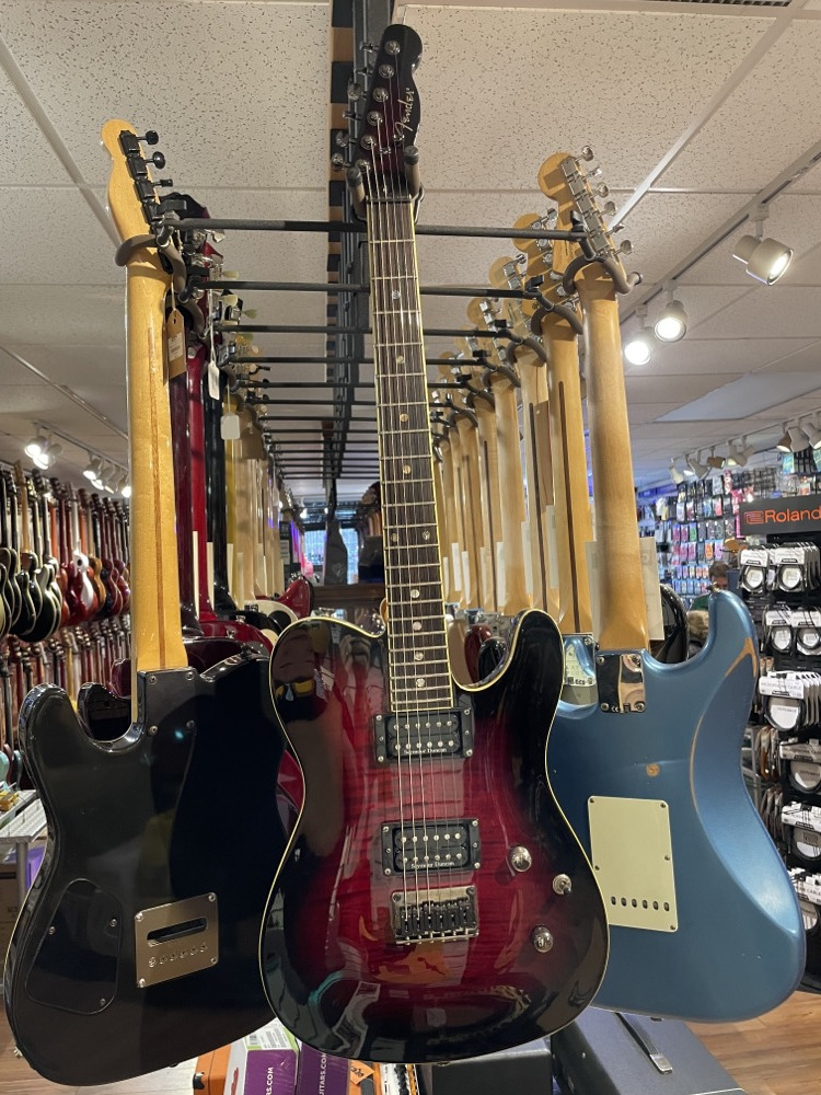 Fender USED 2012 Fender Special Edition Custom Tele FMT HH - Black Cherry Burst - Used