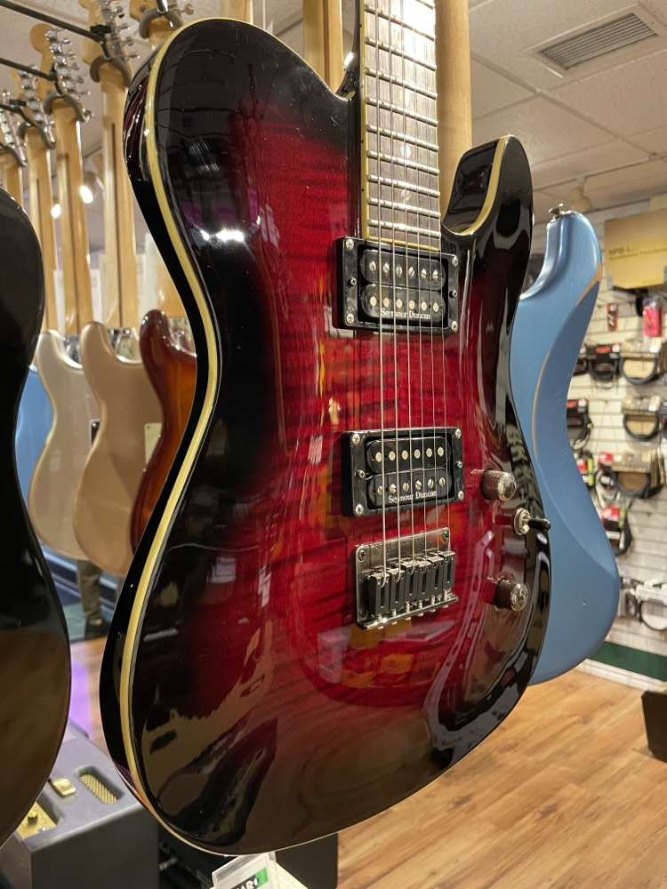 Fender USED 2012 Fender Special Edition Custom Tele FMT HH - Black Cherry Burst - Used