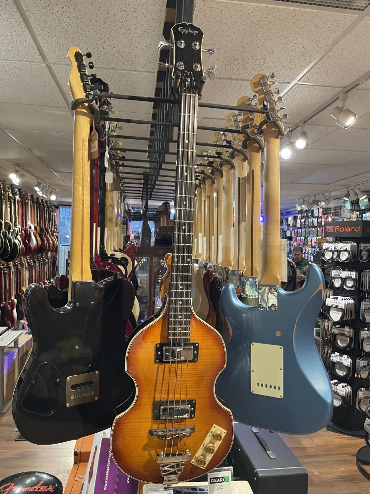 Epiphone USED Epiphone Viola Bass In Vintage Sunburst - Used