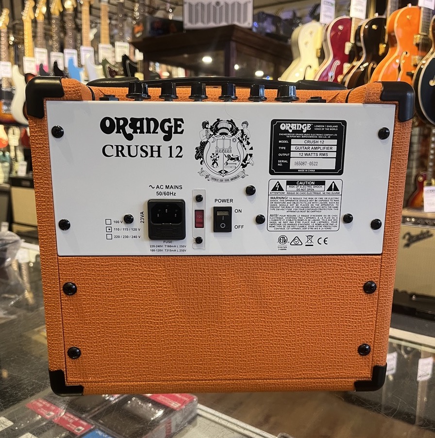 Orange USED Orange Crush 12 Single Channel Solid State 12 Watt Combo - Used