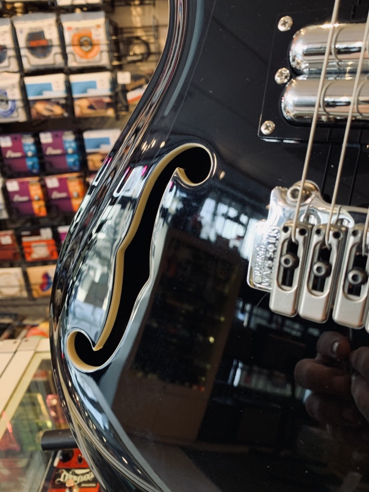 Misc USED Danelectro 66T Semi-Hollow Guitar - Black - Used