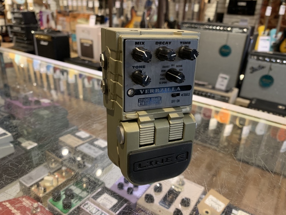 USED Line 6 Tonecore Verbzilla Reverb Pedal  …