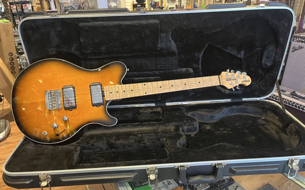 Misc USED Ernie Ball Music Man 2016 Reflex Vintage Tobacco Burst w/ OHSC - Used