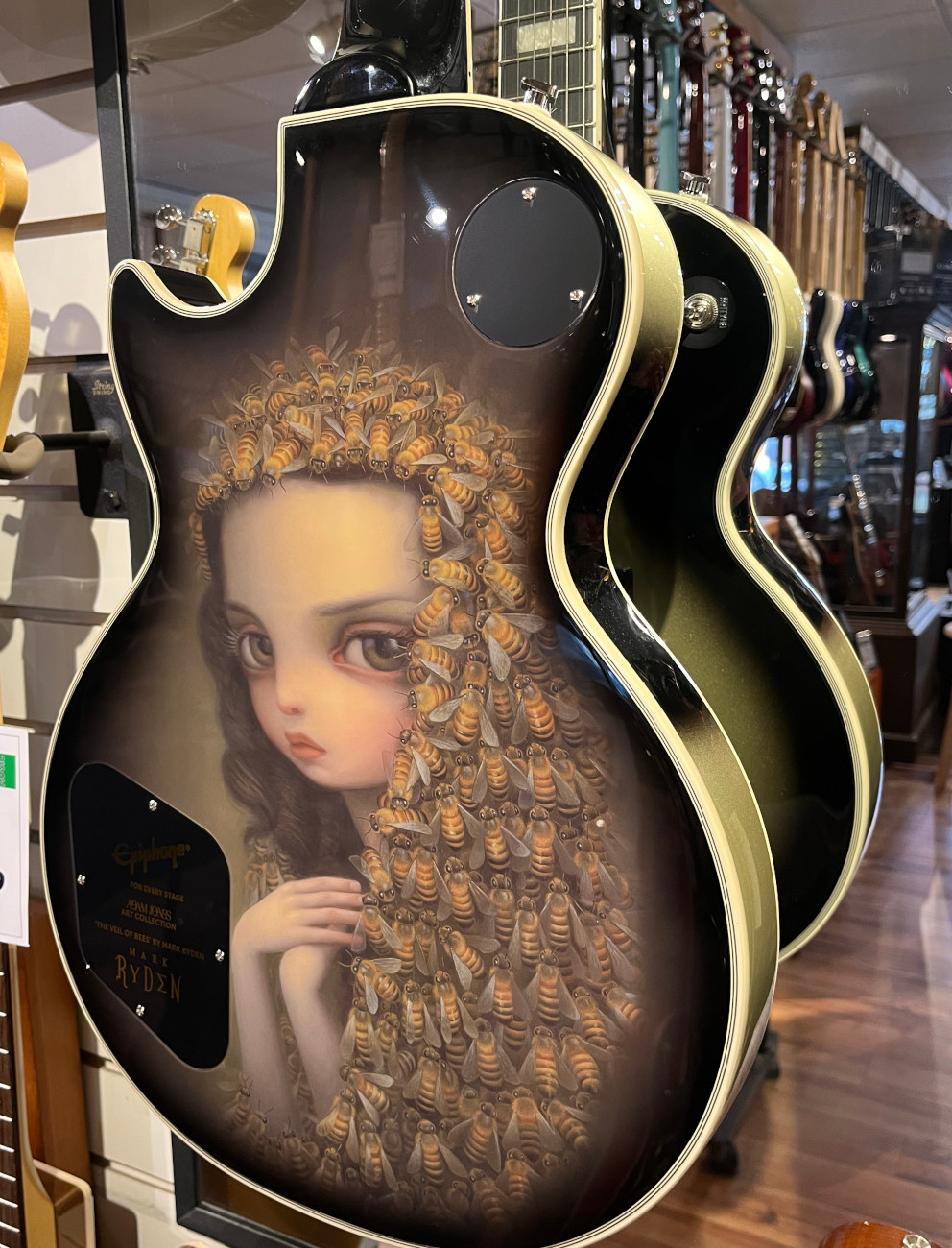 Epiphone USED Epiphone Adam Jones Signature Art Series Veil of Bees w/ohsc - Used