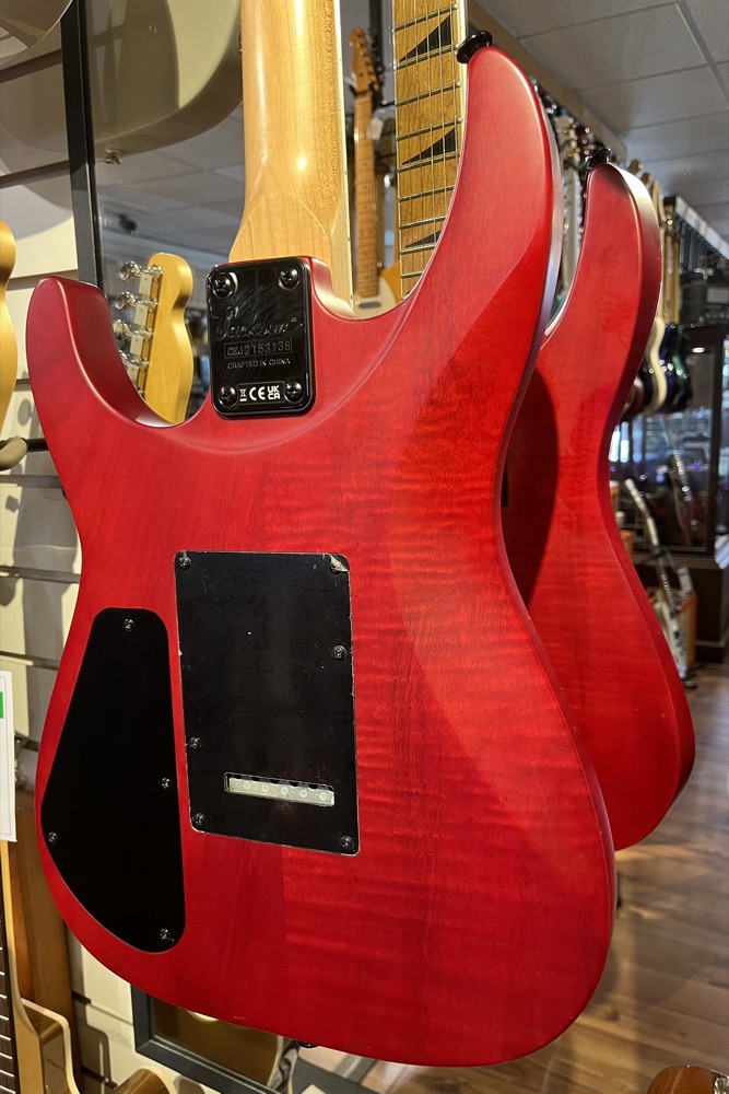 Jackson USED Jackson JS24 DKAM DX Dinky Arch Top In Red Stain - Used