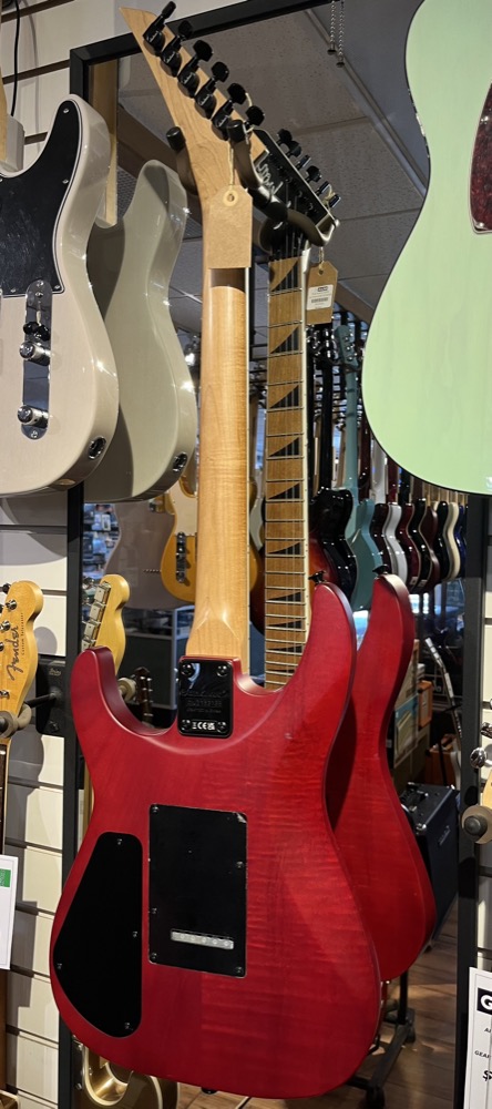 Jackson USED Jackson JS24 DKAM DX Dinky Arch Top In Red Stain - Used