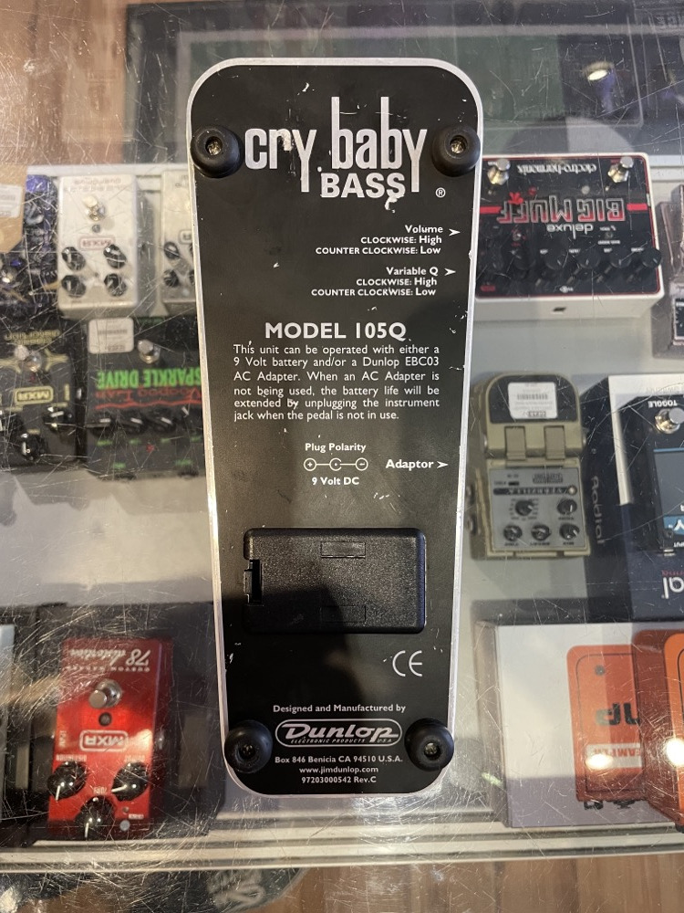 Dunlop USED Dunlop 105Q Bass Crybaby Pedal - Used